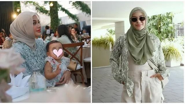 6 Gaya Hijab Terbaru Aurel Hermansyah yang Menuai Kritikan Karena Terlihat Menerawang