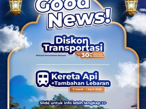 Dukung Stimulus Pemerintah, KAI Daop 2 Bandung Siapkan Layanan Diskon 30 Persen Tiket KA Komersial dan KA Tambahan Angkutan Lebaran 2026