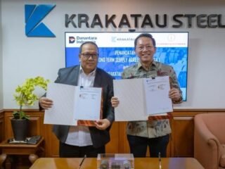 Perkuat Rantai Pasok Nasional, Krakatau Steel Group Tandatangani Perjanjian Pasokan Jangka Panjang (LTSA) dengan Kerismas Group