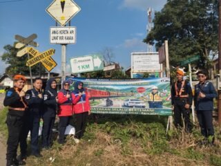 Sinergi KAI, DJKA, dan BTP Tingkatkan Keselamatan di Perlintasan Sebidang di Hari Libur Idul Fitri 1447 H
