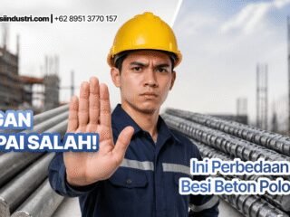 Jangan Sampai Salah! Ini Perbedaan Strategis Besi Beton Polos vs Ulir untuk Struktur Bangunan