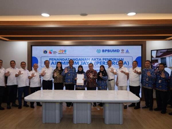 Akta Pendirian Perseroda PAM JAYA Resmi Ditandatangani