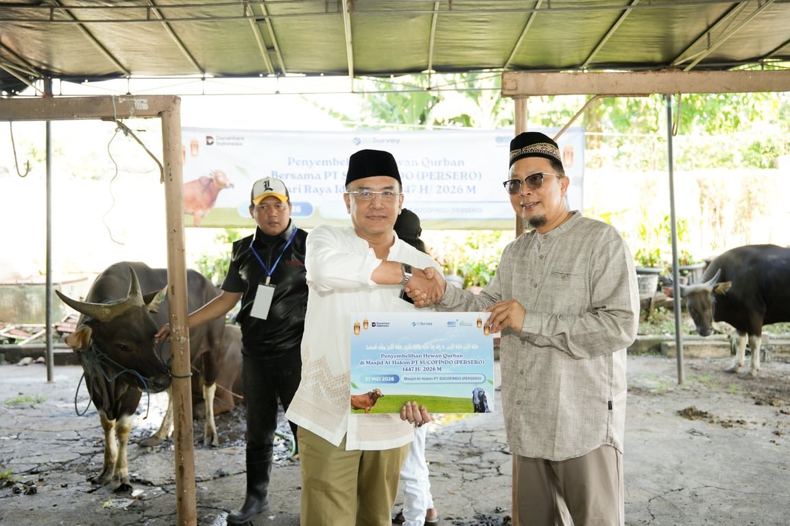 SUCOFINDO Tebar Semangat Berbagi melalui Penyembelihan Kurban Serentak di Seluruh Indonesia