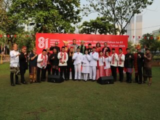 Sukses Jalankan Tugas, Tim Pengibar Bendera dan Petugas Upacara BRI Region 6 Tampil Penuh Dedikasi