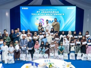 Rayakan HUT ke-38, PT Jasamarga Tollroad Maintenance Berbagi Kebahagiaan dengan 50 Anak Yatim Piatu