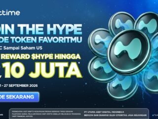 Pasar Crypto Semakin Dinamis, Bittime Hadirkan Program  Berhadiah $HYPE hingga Sepuluh Juta Rupiah