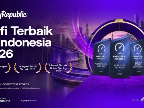MyRepublic Indonesia Kembali Diakui sebagai Jaringan Terbaik dan Tercepat di Indonesia dari Ookla®