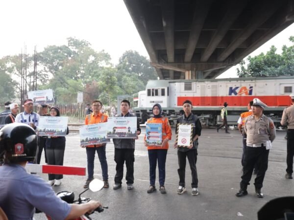 KAI Daop 2 Bandung Sampaikan Bahwa Keselamatan Perjalanan KA Butuh Peran Serta Masyarakat