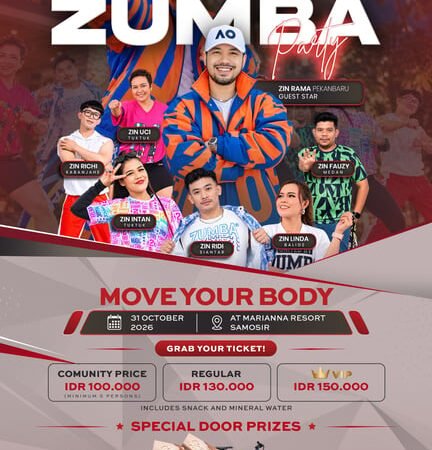 Zumba Party Hadir di Marianna Resort, Satukan Komunitas dari Berbagai Daerah