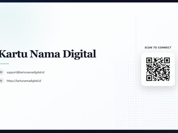 Beralihlah dari Kartu Nama Kertas, KartuNamaDigital.id Resmi Diluncurkan: Hadirkan Solusi Profil Profesional Interaktif Berbasis QR Code