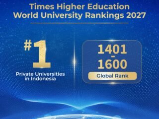 BINUS University Pertahankan Posisi sebagai Perguruan Tinggi Swasta #1 di Indonesia dalam Times Higher Education World University Rankings 2027